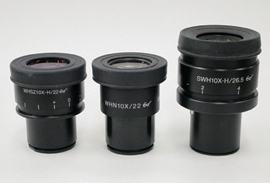 図7 代表的な接眼レンズの写真