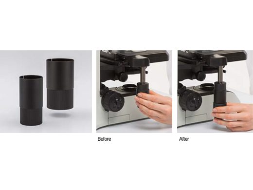 ステージ操作時の手の負担を軽減