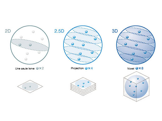 Des résultats d’analyse cellulaire 3D très précis