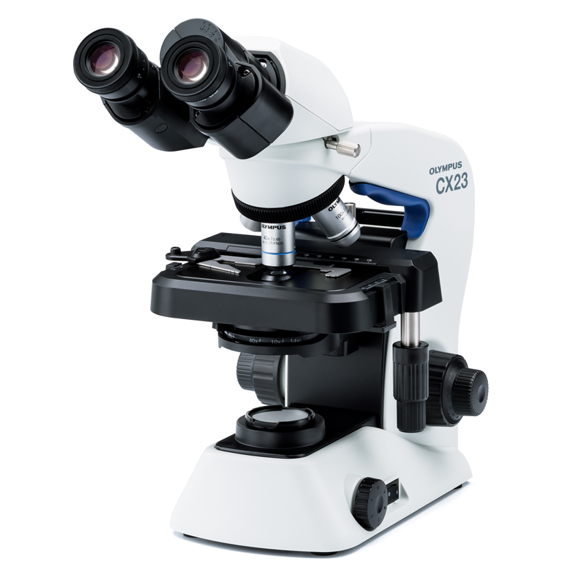 CX23正置显微镜采用易于操作的设计。作为教学显微镜的理想之选，其不但性价比高，并且在确保出色的光学性能的前提下具备较大的视场数（FN）20。 