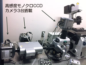 当時の蛍光3色同時観察システム