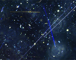 アモサイトの顕微鏡像