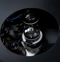 IXplore IX85倒置显微镜平台上的电动校正环