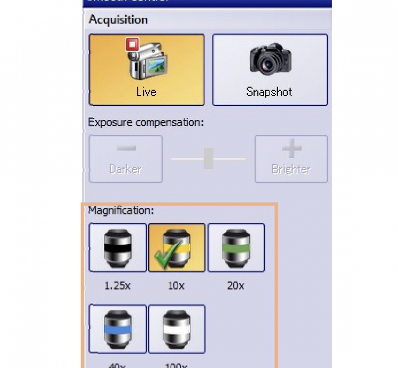 cellSens simple layout