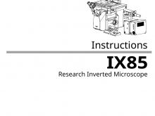 IX85 Manual